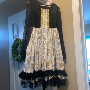 RicRac & Ruffles Snowflake Dress